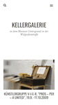Mobile Screenshot of kellergalerie.de