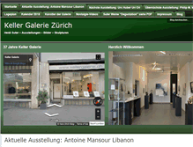 Tablet Screenshot of kellergalerie.ch